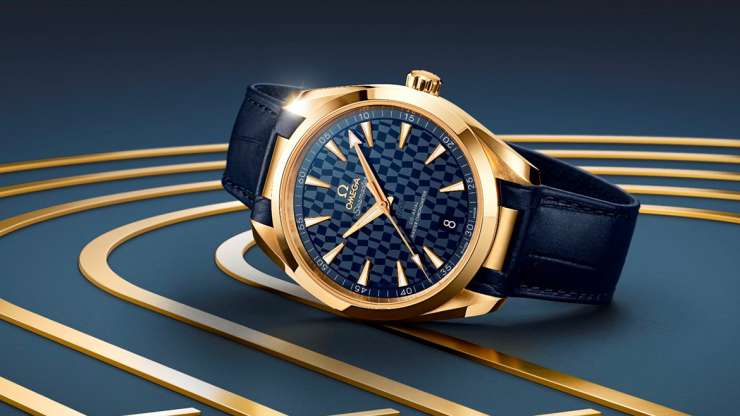 OMEGA Tokyo 2020 Seamaster Aqua Terra Gold Edition
